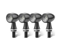 Faro Posteriore Moto Luce di stop, indicatore di direzione a LED per moto, luce DRL, luce lampeggiante rossa ambrata per Bobber per