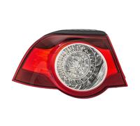HELLA 2VA 009 246-131 Luce posteriore, LED, cristallino/rosso, Sezione esterna ECE, Sx