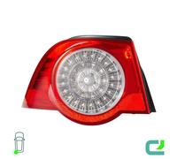 HELLA 2VA 009 246-091 Luce posteriore, LED, cristallino/rosso, Sezione esterna ECE, Sx