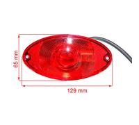 Faro Posteriore Universale "Cateye" ATV Chopper Harley Roller Mofa HMParts