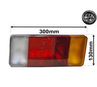 Faro posteriore VAN WEZEL lato passeggero - 2813926 per IVECO DAILY