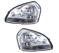 Faro Principale 1 Coppia Di Fari Anteriori Per Paraurti Per Hyundai Per Tucson 2005 2006 2007 2008 2009 2010 Fanale anteriori(1Pair white)