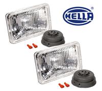 Faro principale 2 fari H4 Jeep Wrangler Cherokee YJ XJ 84-01