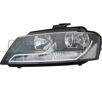 Proiettore Dx H7+h7 Elettrico Con Motore Audi A3 3/5 Porte (8p/8pa) 2008-2012 Dx