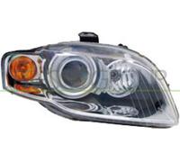 Faro proiettore anteriore destro per audi a4 2004 al 2007 xenon arancio