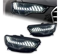 Faro Principale Fari Accessori Per Auto Fari Anteriori Per A6 Per A7 2012-2015 Fari A LED Con Design Aggiornato Luce Diurna Dinamica Abbaglianti E Anabbaglianti Fanale Anteriore