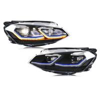 Faro Principale Fari Fari A LED Per VW Per Golf 7 MK7 VII 2013-2017 Gruppo Luci Anteriori Con Indicatori Di Direzione Sequenziali. Non Adatto Per Modelli Per GTI E Xenon Fanale Anteriore