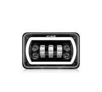 Faro Principale Fari Faro Anteriore A LED Quadrato 4x6 Pollici Con Luce Diurna A LED Luce Guida Per Motori Americani Per Concord Camion Fuoristrada Luce Rettangolare 12 V Fanale Anteriore(1pc LED Head