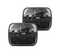 Faro Principale Fari Faro Anteriore A LED Quadrato 5x7 7x6 Pollici Con Indicatore Direzione Luce Diurna Auto Per Jeep Per Wrangler Per YJ Per Cherokee XJ Per Comanche MJ Fanale Anteriore(011)