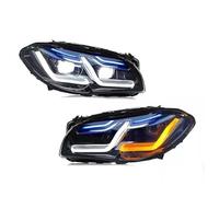 Faro Principale Fari Per BMW Serie 5 F10 F11 2011-2017 528i 535i Coppia Di Fari A LED Allo Xeno Senza AFS Con Indicatori Di Direzione Sequenziali(Halogen,For 2014-2017)