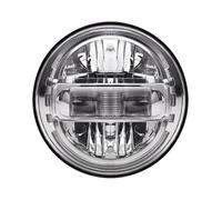 Faro Principale Fari Per Hummer Per H1 Per H2 Faro Anteriore Rotondo A LED Da 7 Pollici DRL Abbaglianti/Lontani 90W Anello Halo Angel Eye Ambra Fanale Anteriore(1pcs Silver)
