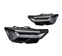 Faro Principale Faro Anteriore Per A6 C8 LED Headlight 2019 2020 2021-2023 Fari DRL Indicatori Direzione Abbaglianti Angel Eye Lente Proiettore Fanale anteriori