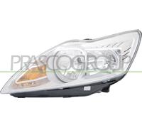 Prasco Faro anteriore sinistro FD4264904 – Proiettore cromato H1+H7 elettrico Ford Focus dal 2007