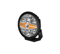 HELLA VALUEFIT LED Faro di profondità - Blade Black 9" - 12V / 24V - rotondo - Numero di riferimento: 25 - cristallino - Colore luce: bianco/ambra - Cavo: 500mm - Parte frontale - 1FJ 357 199-061