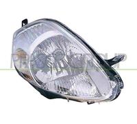 Proiettore Destro H4 Elettrico Cromato Per FIAT GRANDE PUNTO Dal 2005 Al 2009