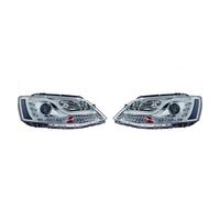 Faro Principale Kit Fari Adatto Per VW Jetta IV Cromato Cristallo Chiaro