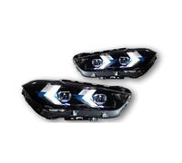 Faro Principale Per BMW Per X1 F48 F49 LED 2016-2019 Fari Anteriori DRL Indicatori Di Direzione Abbaglianti Angel Eye Lente Del Proiettore Fari Anteriori(For Halogen)