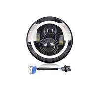 Faro Principale Per Lada Per Niva Per Urban Per OffRoad 4x4 Per Suzuki Per Samurai Faro Anteriore A LED Da 7" Per Auto E Moto H4 Moto Halo Angle Eyes 12V 24V Fari Fanali Anteriori(One piece)