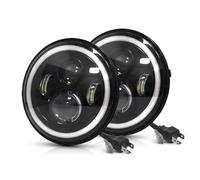 Faro Principale Per Land Per Rover Per Defender 90 1995 1997 Per Fuoristrada 2 Pezzi Fari Anteriori A LED Da 7" Hi/Low H4 Halo Angle Eyes Fari Con Indicatore Sequenziale