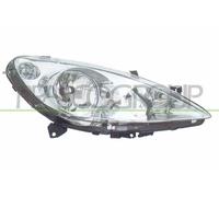 Proiettore Sinistro H7+h1 Elettrico Senza Motore Peugeot 307 2001-2005 Sx 6204z2