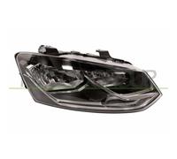Prasco Proiettore Destro H7+H7 Elettrico con Motore per Volkswagen Polo 2014-2017 DX