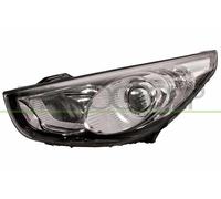 Prasco Proiettore Sinistro H7+H7 Elettrico con Motore per Hyundai IX35 2009-2013 SX