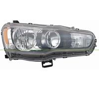 Faro anteriore sinistro per mitsubishi lancer evolution 2007 in poi alogeno