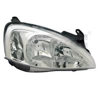 Faro principale TYC 20-6065-25-2 per OPEL CORSA 1.2 (F08, F68)