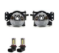 Faro Profondità 63176910791 Gruppo Fari Fendinebbia Con Lampadine Per BMW Serie 3 5 6 E60 E61 E90 E91 323i 325i 525i Paraurti Anteriore Antinebbia(Pair With LED L10)