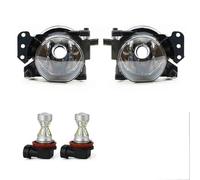 Faro Profondità 63176910791 Gruppo Fari Fendinebbia Con Lampadine Per BMW Serie 3, 5, 6 E60, E61, E90, E91, 323i, 325i, 525i, Paraurti Anteriore, Luce Antinebbia(Pair With LED S10)