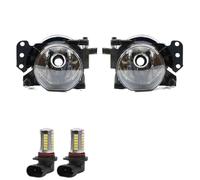 Faro Profondità 63176910791 Gruppo Fari Fendinebbia Con Lampadine Per BMW Serie 3, 5, 6 E60, E61, E90, E91, 323i, 325i, 525i, Paraurti Anteriore, Luce Antinebbia(Pair With LED L10)