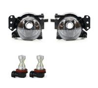 Faro Profondità 63176910791 Gruppo Fari Fendinebbia Con Lampadine Per BMW Serie 3 5 6 E60 E61 E90 E91 323i 325i 525i Paraurti Anteriore Antinebbia(Pair With LED S10)