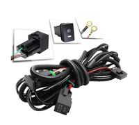 Faro Proiettore 2 X Angel Eye Fendinebbia Di Montaggio Per Suzuki Per Jimny FJ 1998-2014 Auto Paraurti Anteriore LED Lente Nebbia Lampada Di Guida DRL 30W 6000LM 12V Fanale Proiettore(Harness Wire)