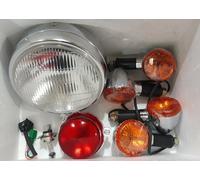 Faro proiettore 7'' fanale posteriore 4x indicatori per modello Royal Enfield...