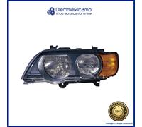 FARO PROIETTORE ANT SINISTRO PARABOLA NERA FRECCIA ARANCIO SX - BMW X5 E53 00>03