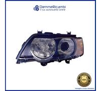 FARO PROIETTORE ANT SINISTRO XENON PARABOLA NERA FRECCIA BIANCA BMW X5 E53 00>03