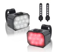 Faro proiettore anteriore bici posteriore ricaricabile leggero illuminazione bic