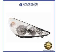 Proiettore H7-h1 Con Motore Elettrico Per Peugeot 206 Plus Lato Dx 2009/03 Dx