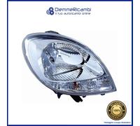 Faro Fanale Anteriore per Renault Kangoo 2003-2007 Bianco Destro