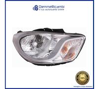 Proiettore H4 Elettrico Destro Hyundai i10 2011-2013 Parabola Cromata