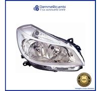 FARO FANALE PROIETTORE ANTERIORE DX DESTRO RENAULT CLIO 2005 PARABOLA CROMATA