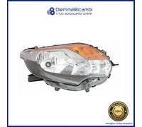 Faro Fanale Anteriore per Mitsubishi L 200 2015-2019 Parabola Nera Destro