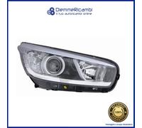Faro proiettoreH7-H7 parabola nera dx per Kia Pro Ceed 3/2013-3/2018
