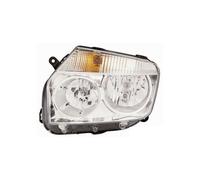 Proiettore Destro H1+h7 Elettrico Senza Motore Cromato Dacia Duster 2010-2013 Dx