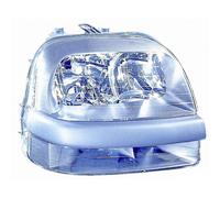 Faro proiettore anteriore destro per fiat doblo 2000 al 2005 con fendinebbia