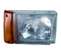 Faro proiettore anteriore destro per fiat panda 1986 al 2003 arancio elettrico