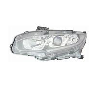 Faro proiettore anteriore destro per honda civic 2016 in poi led cromato