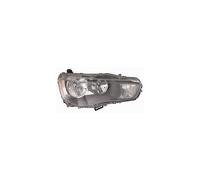 Prasco Faro proiettore anteriore destro MB7164903 Mitsubishi Outlander 2010 in poi Nero
