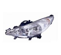 Faro proiettore anteriore destro per peugeot 207 2006 in poi con fendinebbia
