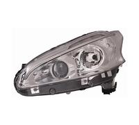 Faro proiettore anteriore destro per peugeot 208 2012 in poi con lente e drl led